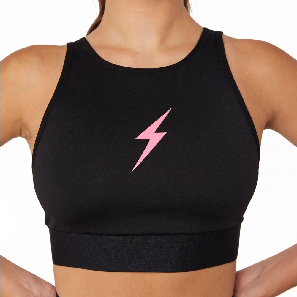 Ultracor Black Lightning Bolt Sports Bra